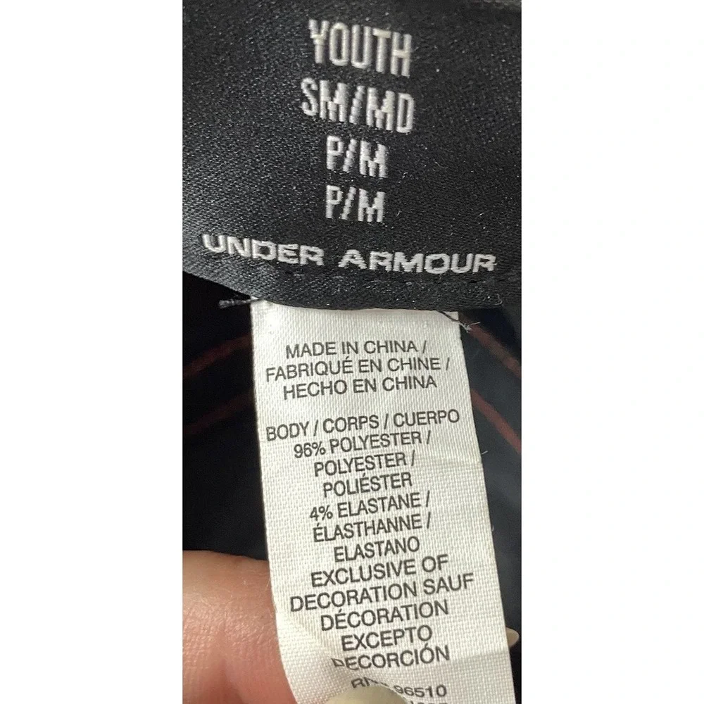 Under Armour Youth Red‎ Baseball Hat Cap S/M 20.5